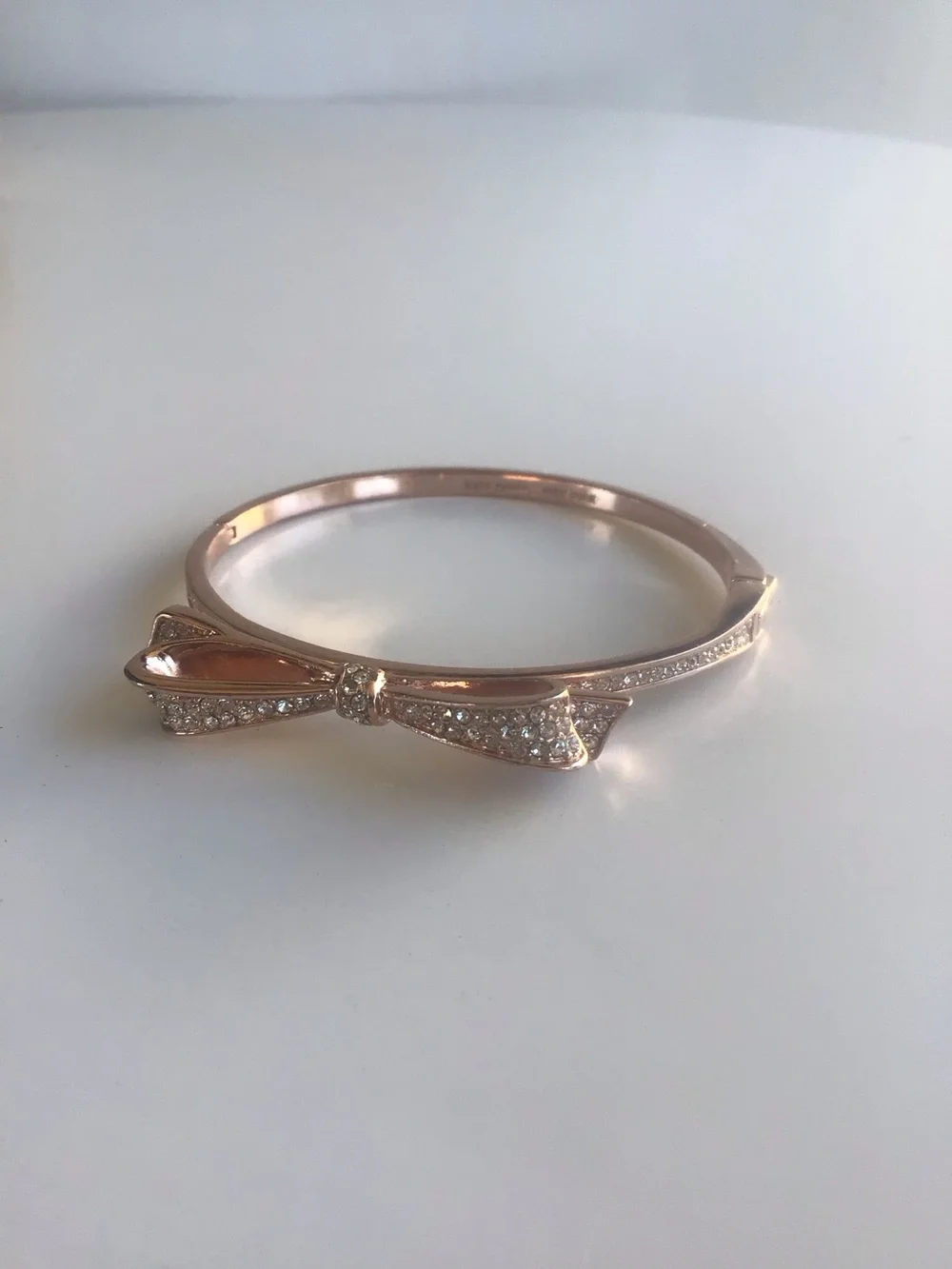 Kate Spade crystal rhinestones jewel bow bracelet